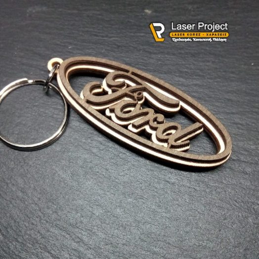 Ξύλινο μπρελόκ αυτοκινήτου Ford